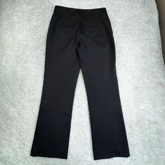 Anthropologie Maeve Straight Leg Ankle Trouser Pant Black - Picture 2 of 7